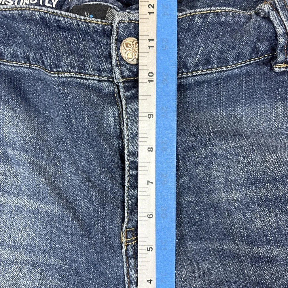 Lane Bryant Distinctly Boot Jeans Women's Plus 18P Blue Denim Streetwear‎